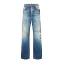 ディースクエアード Dsquared2 Diego Medium Blue Distressed Denim Jeans S75LB1017S30309470 Women ジーンズ Blue 44 42 40 36 【送料無料・関税込】