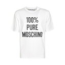 モスキーノ MOSCHINO T-shirt 071502411001 Men Tシャツ・カットソー White 46 54 48 52 50 【送料無料・関税込】(4)