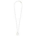 Maison Margiela メゾン マルジェラ メンズ ネックレス SM1UU0035SV0158951 Logo pendant necklace Sil...