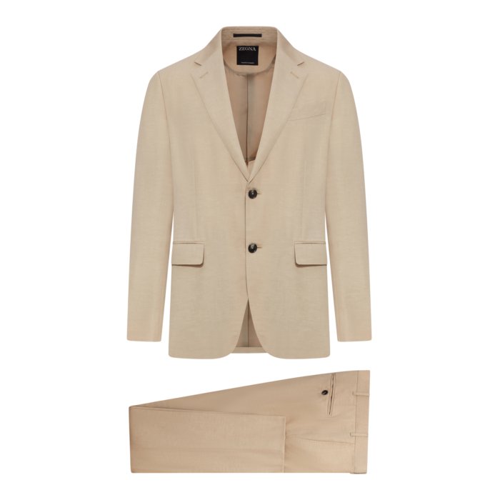 【楽天ブラックフライデー最大80%OFF+P2倍~】ZEGNA ゼニア メンズ スーツ 976510A920FT2Y7R TAILORED WOOL SUIT Camel IT50 IT52 IT54 IT56 50 【送料無料・関税込】