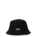 【楽天スーパーセール 最大75%OFF+P2倍】Barbour バブアー メンズ 帽子 MHA0687BK11 BUCKET HAT WITH LOGO BLACK L S M 【送料無料・関税込】