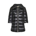 Herno ヘルノ レディース ダウンジャケット・コート PI0001DIC12017Z9300 HERNO ICONS Coats Black Blacks and greys 38 40 42 44 46 48 50 【送料無料・関税込】