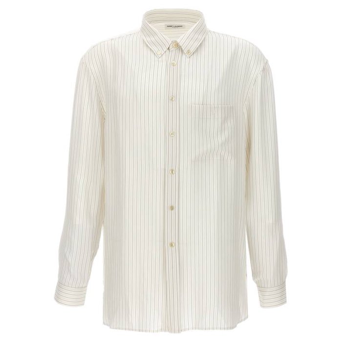 【送料無料・関税込】 サンローラン Saint Laurent 'CASSANDRE' SHIRT その他 Multicolor White 41cm 42cm 38cm 39cm 40cm 39 40 41 男性 712700Y1I539782