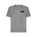 Balmain バルマン メンズ Tシャツ・カットソー CH1EG000JH849UB Gray Organic Cotton Jersey Crewneck T-Shirt Grey M 【送料無料・関税込】
