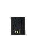 フェラガモ FERRAGAMO 'Gancini' card holder 741376NERO Men 財布・カードケース Black onesize 【送料無料・関税込】
