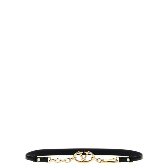 ヴァレンティノ Valentino Garavani 'VLOGO THE BOLD EDITION BELT ウィメンズ アクセサリー ベルト・サスペンダー Black M S 女性 5W2T0SJ7HIG0NO 【送料無料・関税込】