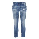 【送料無料・関税込】 ディースクエアード Dsquared2 Jeans Blue メンズ ウェア パンツ デニムパンツ・ジーンズ Blue 44 46 48 50 52 54 男性 S74LB1642S30342470(4)