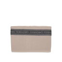 フェラガモ FERRAGAMO Scarf With Lettering Logo 520094762293004 Men スカーフ・マフラー Beige onesize 【送料無料・関税込】