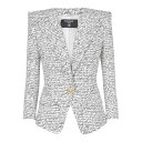 バルマン Balmain Tailored Jacket EF1SE615VH44GAB Women スーツ・ジャケット White 40 【送料無料・関税込】