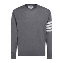 トム・ブラウン Thom Browne 4-Bar wool jumper メンズ ウェア トップス ニット・セーター・カーディガン Grey 2 4 5 男性...