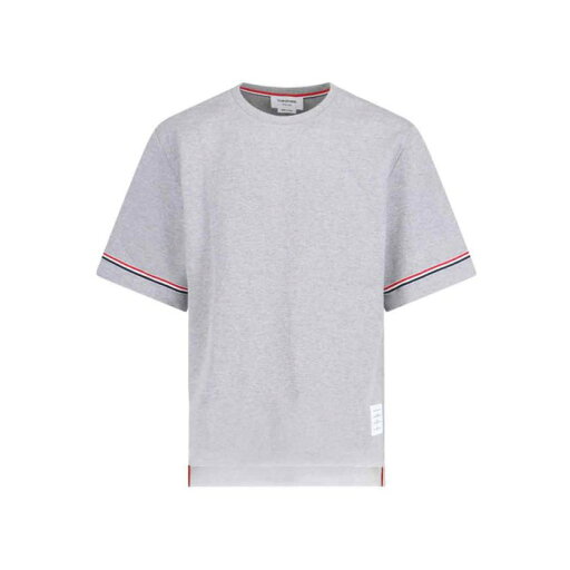 トム・ブラウン Thom Browne T-Shirt メンズ ウェア トップス Tシャツ・カットソー Grey 2 1 4 3 男性 MJS282AJ0199055 【送料無料・関税込】 トム・ブラウン Thom Browne T-Shirt メンズ ウェア トップス Tシャツ・カットソー Grey 2 1 4 3 男性 MJS282AJ0199055 【送料無料・関税込】