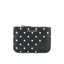 コムデギャルソン Comme Des Garcons Dot leather wallet SA8100PDBLK Men 財布・カードケース Black on...