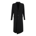 ドルチェガッバーナ Dolce & Gabbana Black Felted Coat G040VTHU7QVN0000 Men コート・ダウン Black 5...