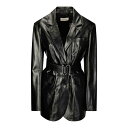 スポーツマックス Sportmax Lambskin Jacket Over Over 2512441011600000 Women スーツ・ジャケット Black 38 【送料無料・関税込】