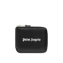 パームエンジェルス Palm Angels Classic Logo Zip Around PMNC025F24LEA0011001 Men 財布・カードケース Black onesize 【送料無料・関税込】