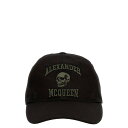 アレキサンダー・マックイーン Alexander McQUEEN 'VARSITY SKULL' CAP メンズ アクセサリー 帽子 Black Green M L 男性 7594504105Q1066 【送料無料・関税込】(4)