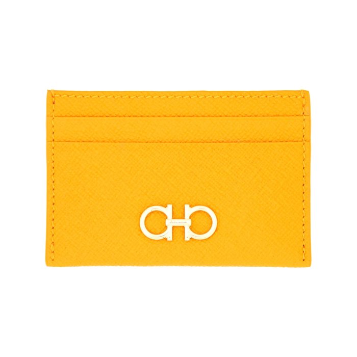 FERRAGAMO フェラガモ レディース 財布・カードケース 785194220007051 CARD HOLDER "HOOKS" YELLOW on..