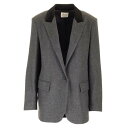 フォルテ フォルテ forte_forte wool cloth jacket contrasting velvet rever 13229bisF46M701...