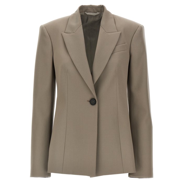 ジ・アティコ THE ATTICO Single-breasted wool blazer 250WCG00061215 Women スーツ・ジャケット Gray IT38 IT40 IT42 38 40 【送料無料・関税込】