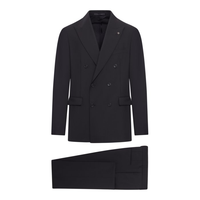 【楽天ブラックフライデー最大80%OFF+P2倍~】TAGLIATORE タリアトーレ メンズ スーツ 2SNY10BNTAI150108U25I127N3058 TAILORED WOOL AND MOHAIR SUIT Black IT46 IT48 IT50 IT52 46 52 48 【送料無料・関税込】