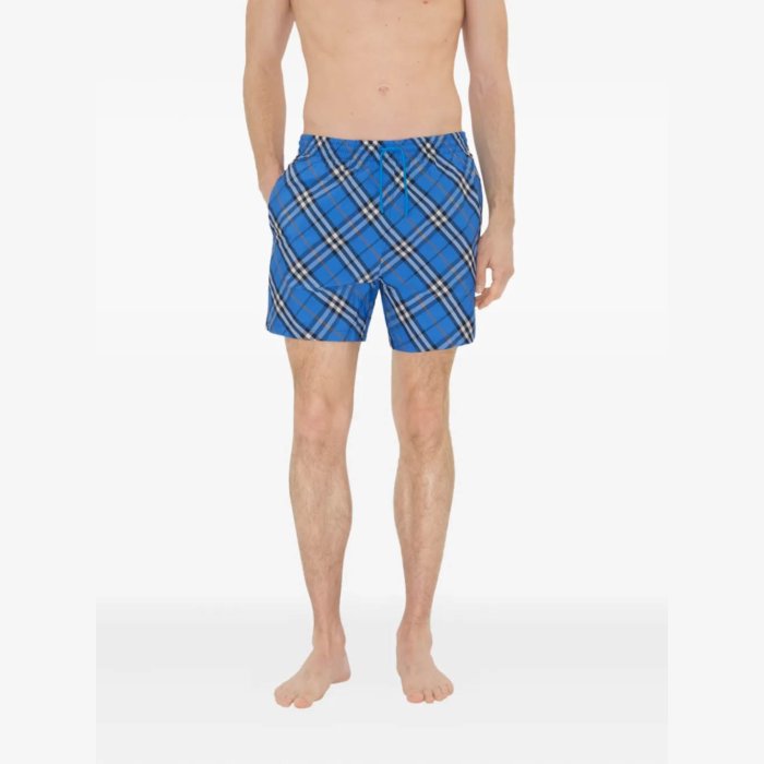 【楽天お買い物マラソン 最大75%OFF+最大P4倍】Burberry バーバリー メンズ スイムウェア 8110105C3261 Burberry Sea clothing Blue Blue and green L M S XL 【送料無料・関税込】