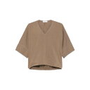 ファビアナフィリッピ FABIANA FILIPPI Short Sleeve Tunic TPDC02F361H5501266 Women シャツ・ブラウス Brown 40 46 42 44 【送料無料・関税込】