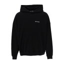 パームエンジェルス Palm Angels hoodie with logo embroidery メンズ ウェア トップス スウェット・フーディー Black...