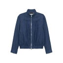 ブルネロ・クチネリ Brunello Cucinelli Bomber Jacket MW4826509C802 Men カジュアルジャケット・ベスト Dark...