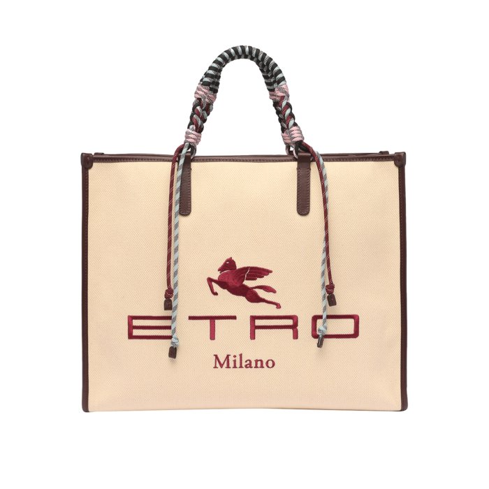【国内発送関税込】【ETRO】ロゴ刺繍トートバッグ 楽天市場】刺繍(ブランドエトロ)(バッグ・小物・ブランド雑貨