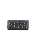 ジミー チュウ JIMMY CHOO Wallet NINOCZNBLACKLIGHTGOLD Women 財布・カードケース Black onesize 【送...