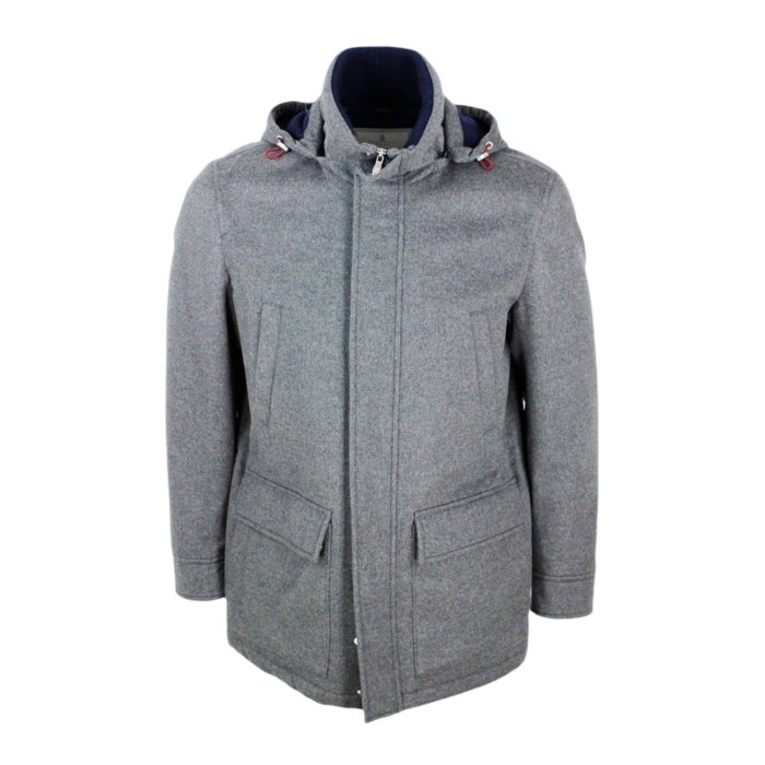 Brunello Cucinelli ブルネロ・クチネリ メンズ ダウンジャケット・コート MM4006400CC179 Cashmere puffer jac...