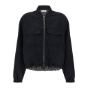 ブルネロ・クチネリ Brunello Cucinelli 'Shiny Zipper Pull' bomber jacket MD565HZ916C6412 W...