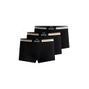 ヒューゴボス HUGO BOSS 3-PACK BOXER 5051654210260345001 Men アンダーウェア BLACK M S L XL 2XL...