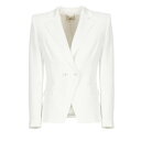 エリザベッタ フランキ Elisabetta Franchi Elisabetta Franchi Jackets Ivory GI14951E2360 Women スーツ・ジャケット Light and natural 38 40 42 44 【送料無料・関税込】(4)