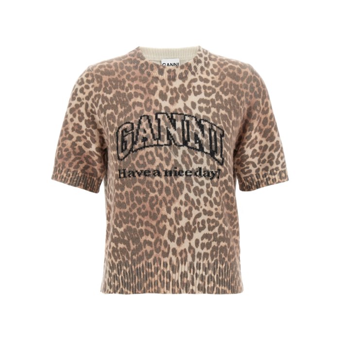 【GANNI】ヒョウ柄Tシャツ レディース 楽天市場】ヒョウ柄(ブランドGANNI)(トップス|レディース