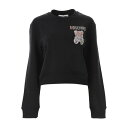 モスキーノ MOSCHINO Jewel Bear Sweatshirt 74SB4BF8ZS792414 Women スウェット・フーディー Black 46...