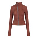 リック オウエンス Rick Owens Giacca Biker Crop RP02D3701LSV93 Women カジュアルジャケット・ベスト Red 4...