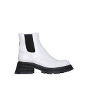アレキサンダー・マックイーン Alexander McQUEEN Wander Chelsea Boots ウィメンズ シューズ ブーツ White 39 女性...