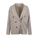 マックスマーラ Max Mara Viscose yarn jacket 2511311018650000 Women スーツ・ジャケット Beige L 【送...