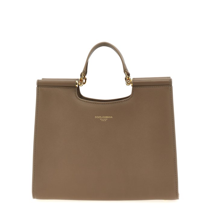 【楽天ブラックフライデー最大80%OFF+P2倍~】Dolce & Gabbana ドルチェガッバーナ レディース トートバッグ BB7728B732187891 Small 'Sicily' shopping bag Gray onesize 【送料無料・関税込】