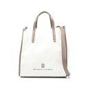 ブルネロ・クチネリ Brunello Cucinelli Brunello Cucinelli Bags.. White ML571M102C001 Women トートバッグ Light and natural onesize 【送料無料・関税込】