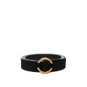 LARDINI ラルディーニ メンズ ベルト・サスペンダー CNCNT113CNA9020999 Belt With Buckle Black 110 85 1...