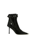 アレキサンダー・マックイーン Alexander McQUEEN 'SLASH BIKER' ANKLE BOOTS ウィメンズ シューズ ブーツ Black ...