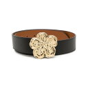 ケンゾー KENZO Belts Black ウィメンズ アクセサリー ベルト・サスペンダー Black 80 女性 FC62CE003L2599A 【送料無料...