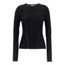 ランバン LANVIN RIBBED SWEATER ウィメンズ ウェア トップス ニット・セーター・カーディガン Black XS S M 女性 RWPO00...