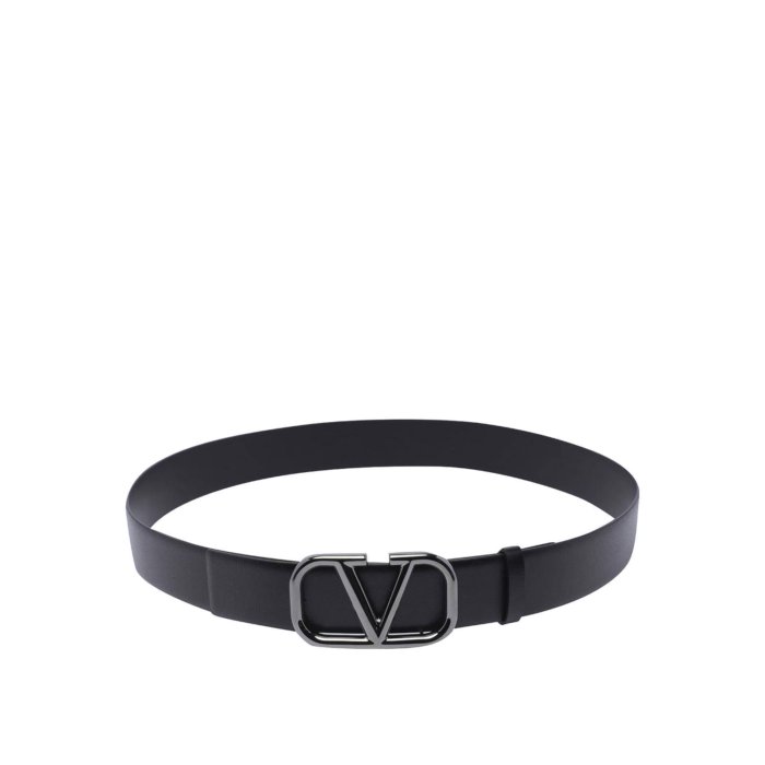 ヴァレンティノ Valentino Garavani Vlogo Signature Belt メンズ アクセサリー ベルト・サスペンダー Black 105 男性 T0Q87AZR0NO 【送料無料・関税込】