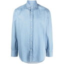 ブルネロ・クチネリ Brunello Cucinelli Brunello Cucinelli Shirts Clear Blue MR6830028C008 ...
