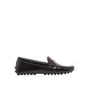 トッズ Tod's Black Gommino Loafers ウィメンズ シューズ ローファー Black 38.5 37.5 女性 XXW22L0IT90T...