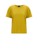 トムフォード TOM FORD Silk t-shirt TSJ383FAX835FG324 Women Tシャツ・カットソー Yellow IT34 IT36 IT38 38 36 【送料無料・関税込】