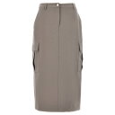 Theory セオリー レディース スカート O0709302P3A 'Relaxed Cargo' skirt Gray 0 4 2 【送料無料・関税込】